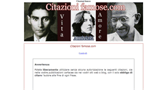 Desktop Screenshot of citazionifamose.com